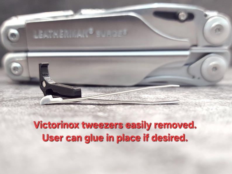 Ferrocerium Rod, Tweezers, Pen, Toothpick, Scribe tool for Leatherman Surge zdjęcie 4