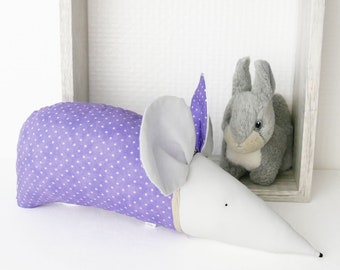 Musical mobile, lilac, mouse, babies boys, girls, baby shower, baby gift, nursery, musical box,