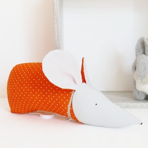 Music box,  baby mobile, red baby room decor