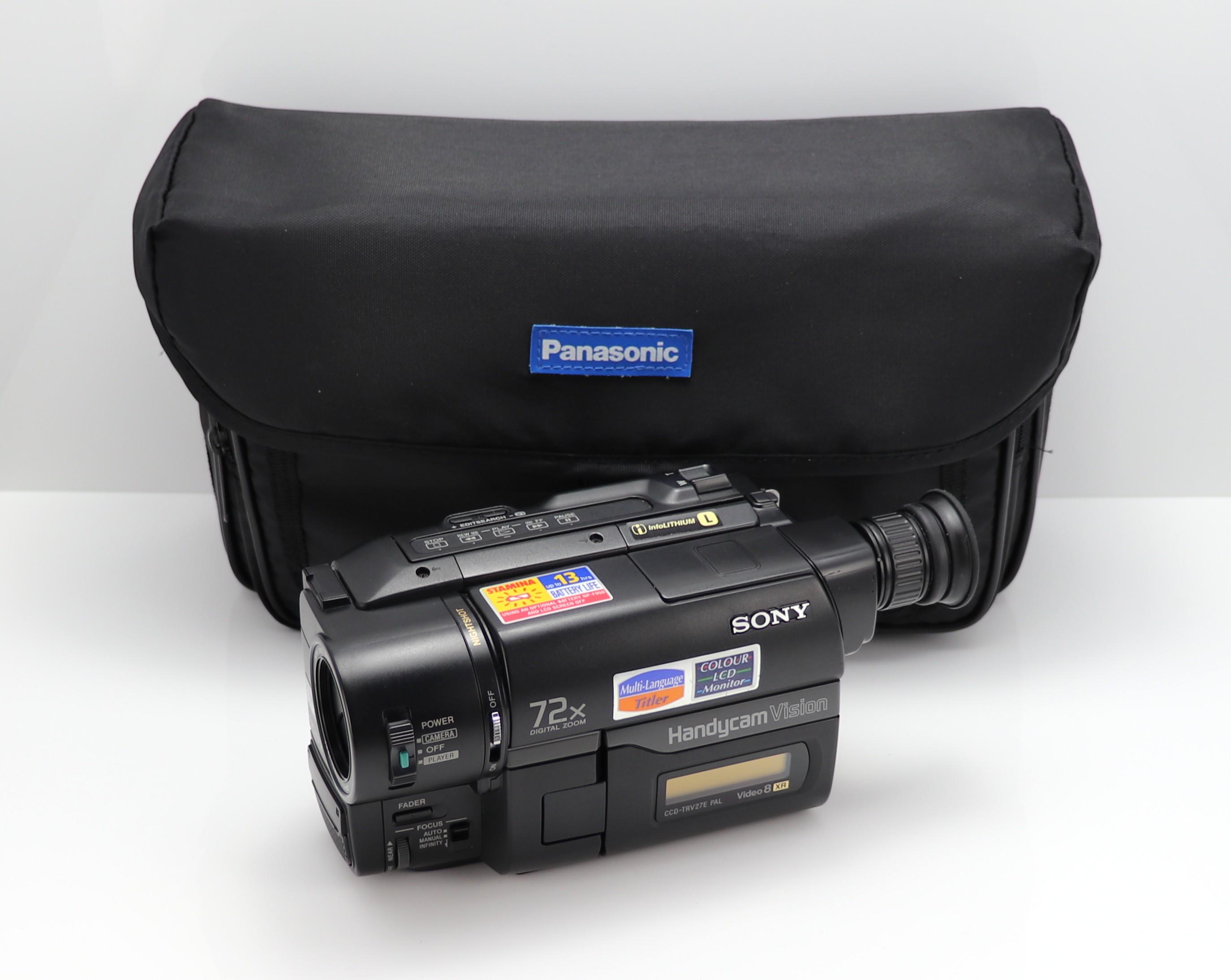 Sony Handycam Vision CCD-TRV27E Camcorder Hi-8 Tape Video-8 XR