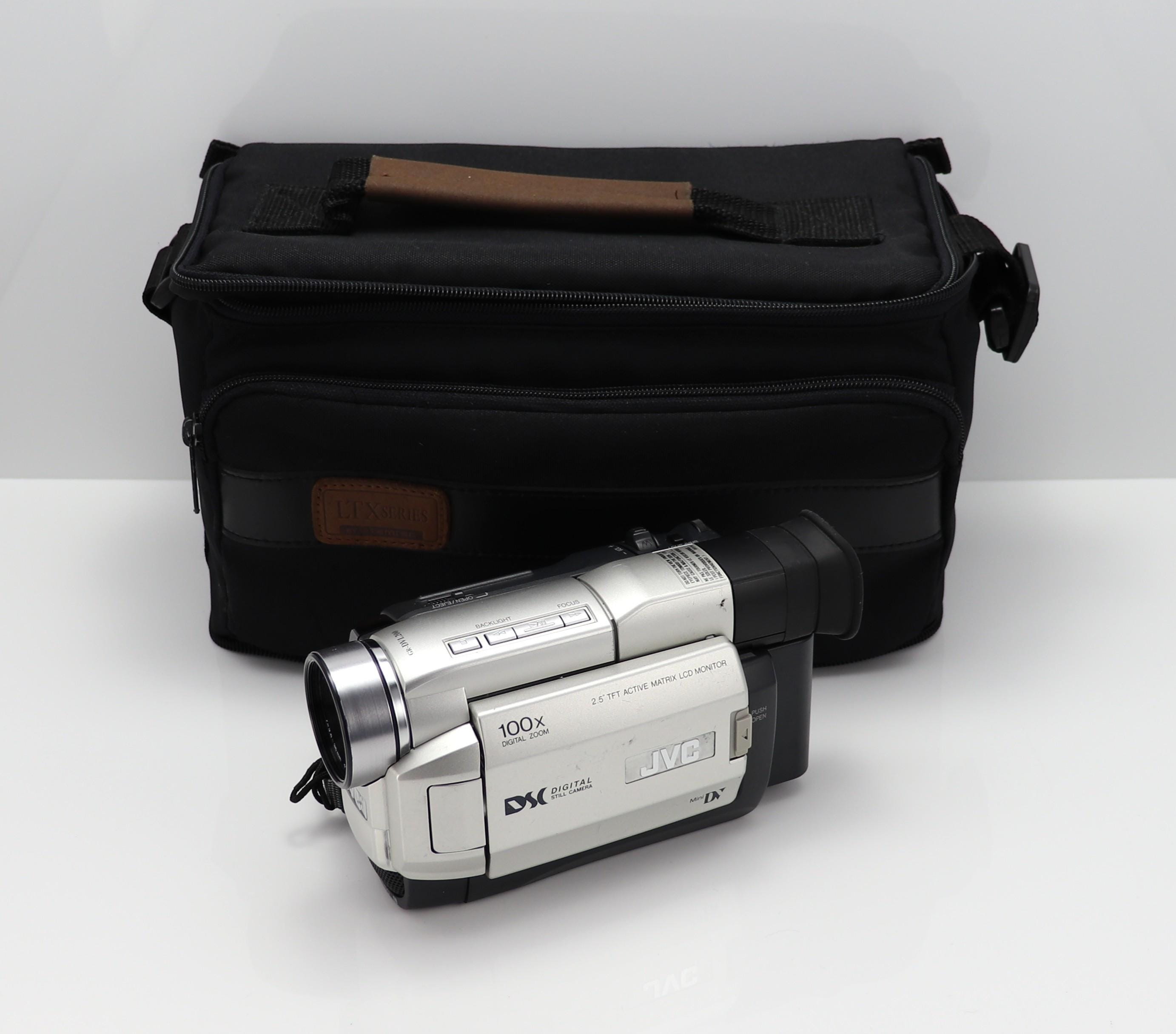 Camescope JVC GR-DVX507A MiniDV – Pour Pièces Ou Réparation (Gris)