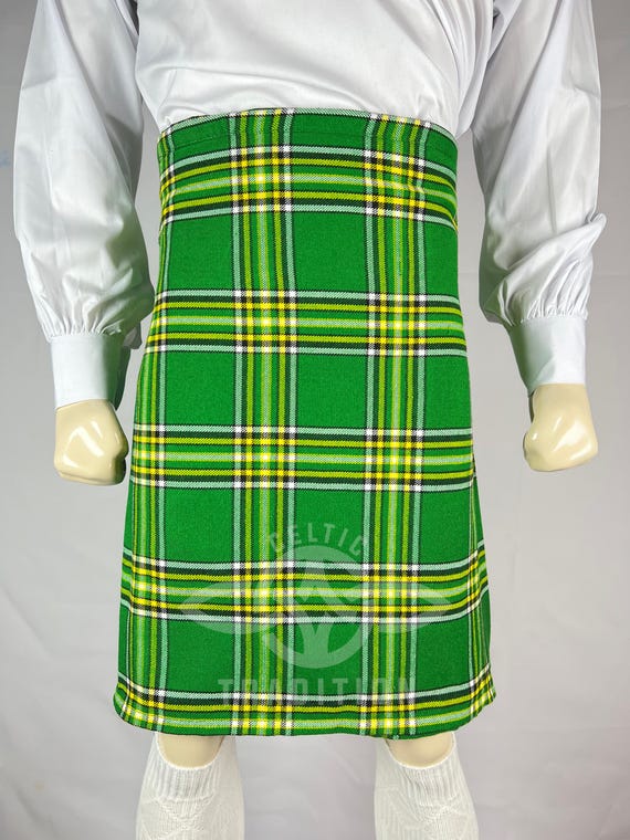 Irish Kilts, Handmade Irish Tartan Traditional Yard Kilts for
