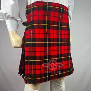 Handgemachter Schottenkaro Kilt: Schottischer Schottenkaro Kilt für Männer