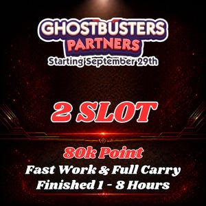 2 SLOT - Monopoly_Go - Ghostbusters Partners - Full Carry 80k point