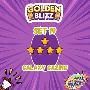 Golden_Blitz_Sticker - Galaxy Gazing Set 19 - 5 Sterne Sticker