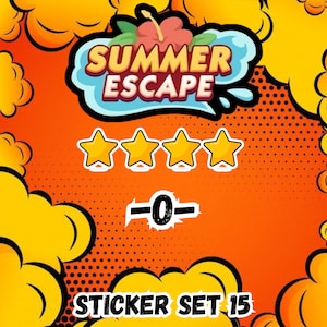 O - Sticker 4 Star - Set 15 - M0n0p0ly_GO