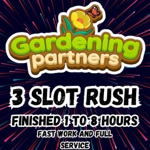 Monopoly Go Gardening Partners Carry: 3-Slot Rush (1-8 Hour Finish)