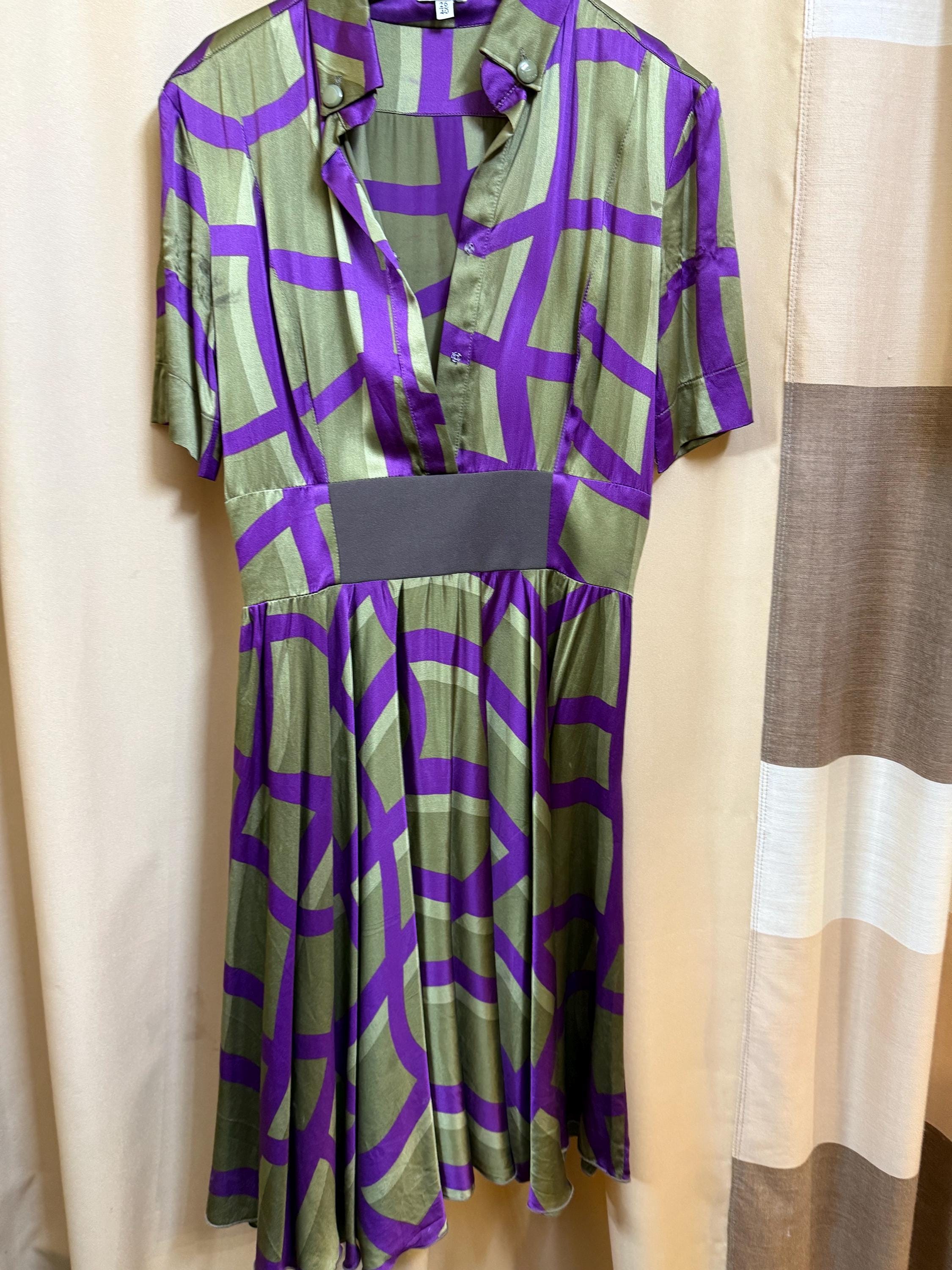 Vintage Versace couture dress  silk dress
