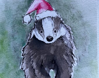 Badger for christmas