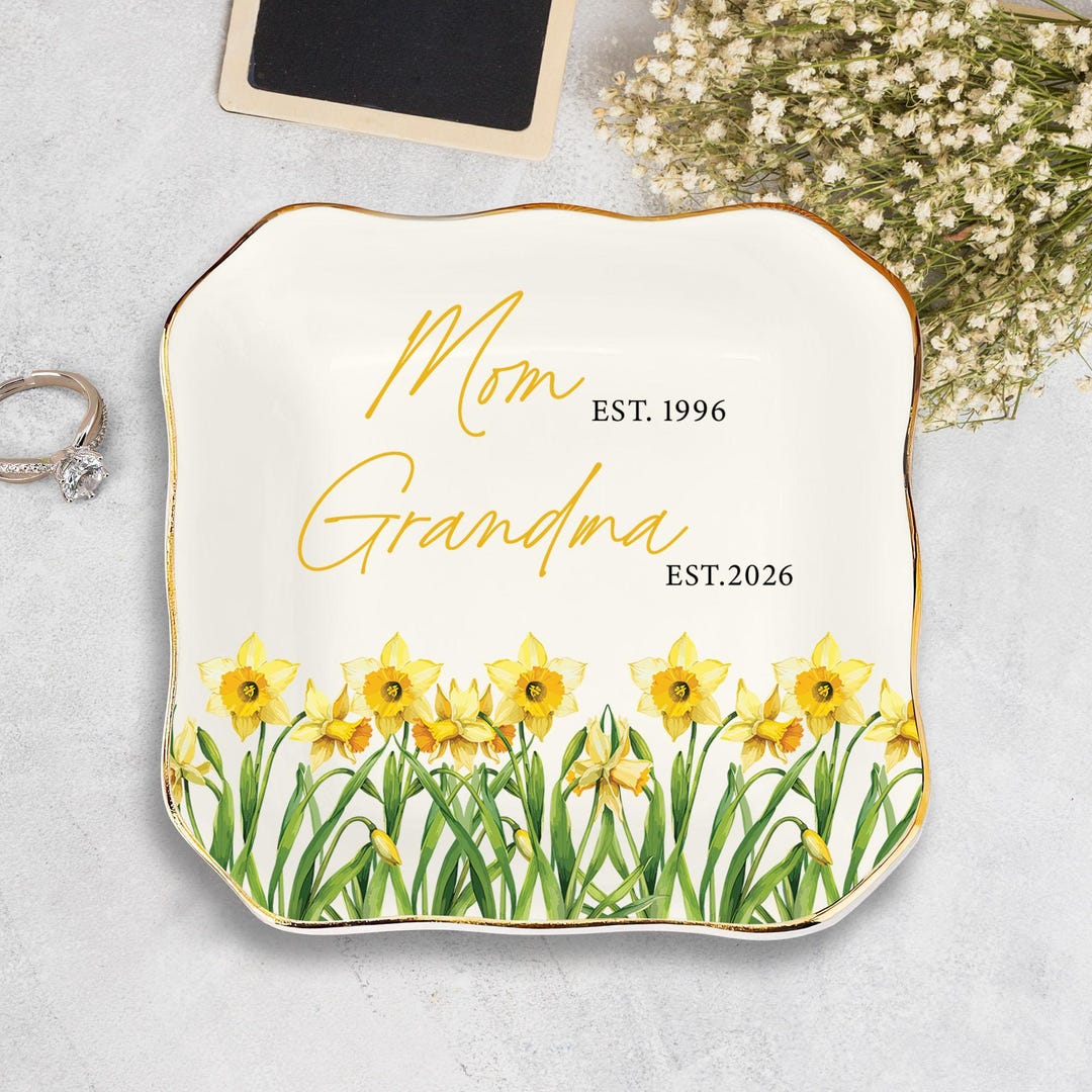 New Grandma Ring Dish, First Time Grandma Gift, Mothers Day Gift for ...