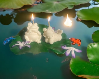 Leap Of Faith 4pcs Scented Frog Candles