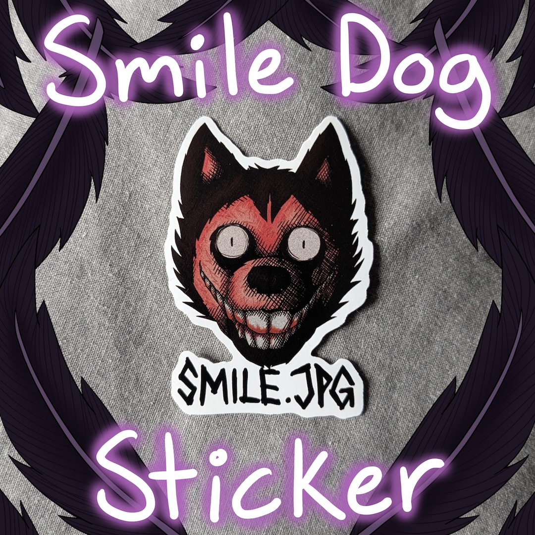Bungo Stray Dogs Stickers Smile Dog Creepypasta Bubble-free Stickers  Forsaken Stickers, image size:1080x1080