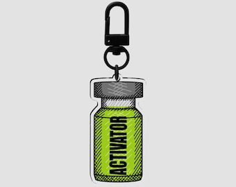 Activator Bottle: The Substance movie keychain