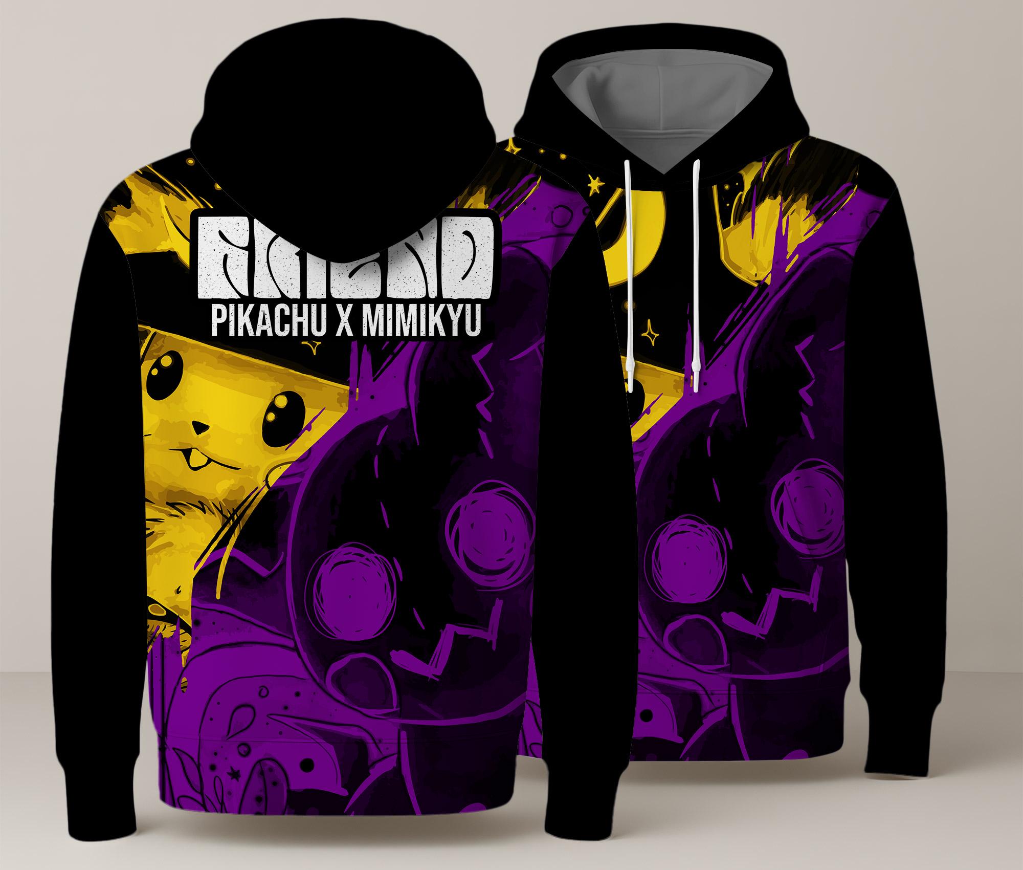 Discover Pika Mimikyu 3D Hoodie Unisex Halloween Costume