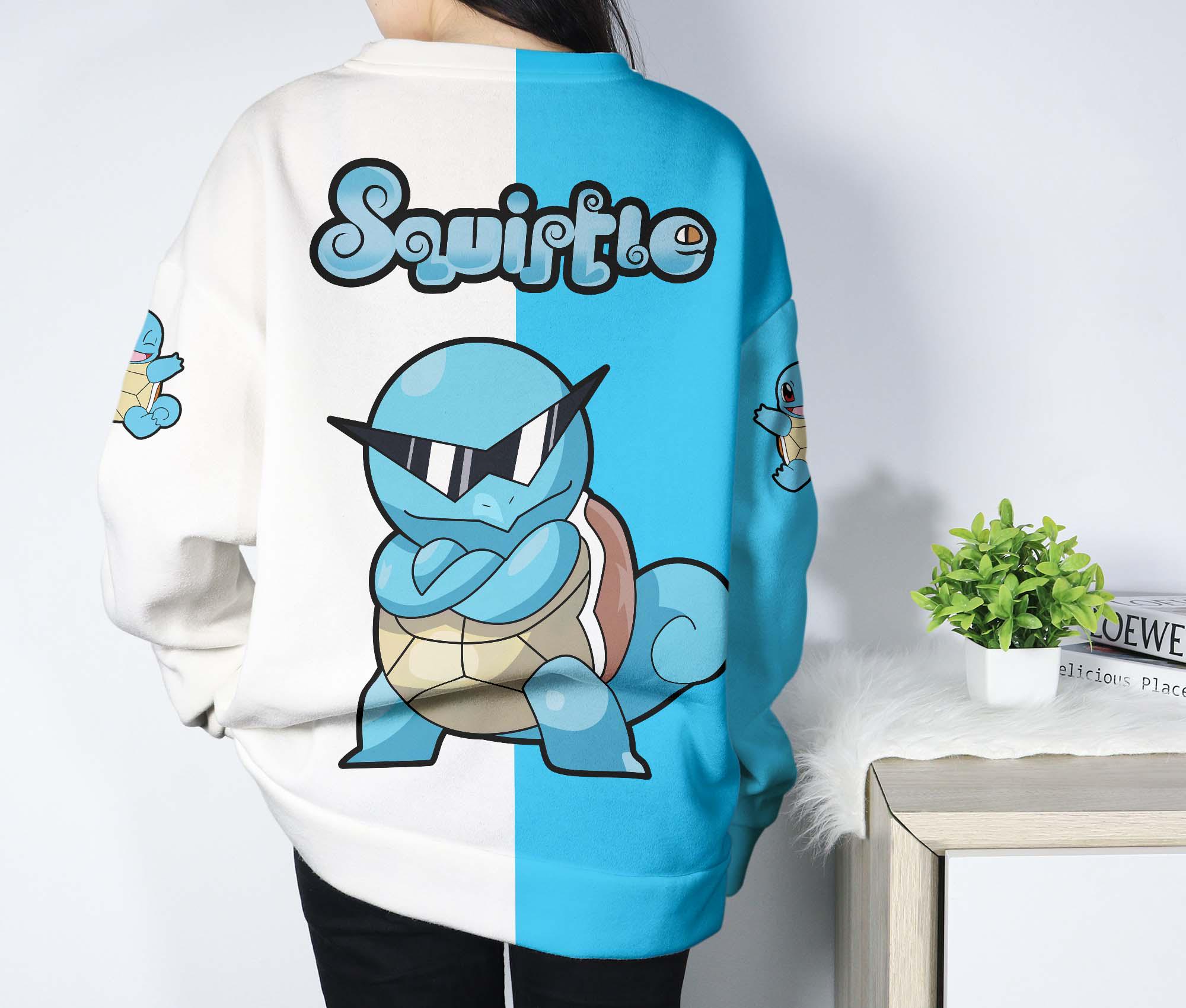 Sweatshirt Sudadera Squirtle Squirtle Super Squad Sweatshirt Funny