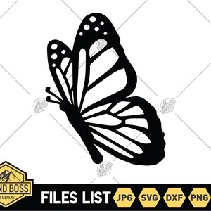 Butterfly Svg | Butterfly Png | Butterfly Outline Vector | Butterfly Silhouette | Butterfly Clipart | Layered Butterfly Cricut Svg File