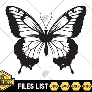 Butterfly Svg | Butterfly Png | Butterfly Outline Vector | Butterfly Silhouette | Butterfly Clipart | Layered Butterfly Cricut Svg File