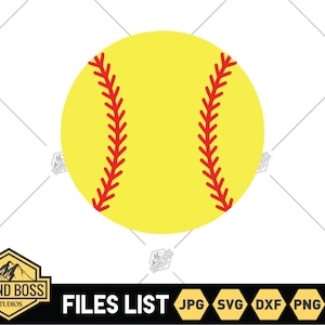 Softball SVG Files | Sports Mom Cut Files | Softball Silhouette Cut Files | Baseball SVG | Baseball Cut File Sports Clip Art | Softball logo