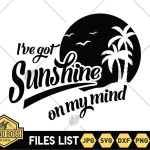Summer SVG | Beach SVG | Palm Tree svg | Summer shirt svg | Beach Vibe svg | Summer Clip art | Sunshine Cricut Cut Files | Instant Download