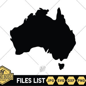 Australia State Shape SVG | Australia Cut File | Australia Outline SVG | Australia Silhouette SVG | Australia Vector | Australia Map ClipArt