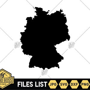 Germany State Shape SVG | Germany SVG | Germany Cut Files | Germany Silhouette SVG | Germany Vector | Germany Map Clip Art | Germany png