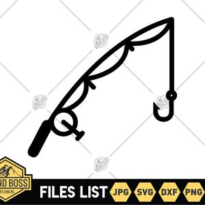 Fishing Rod Svg | Fishing Shirt Svg | Fishing Svg | Fishing Hooks Svg | Fishing Lure Svg | Fishing Dad Svg | Fishing Clipart | Hunting Svg