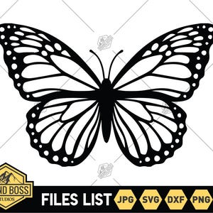 Butterfly Svg | Butterfly Png | Butterfly Outline Vector | Butterfly Silhouette | Butterfly Clipart | Layered Butterfly Cricut Svg File