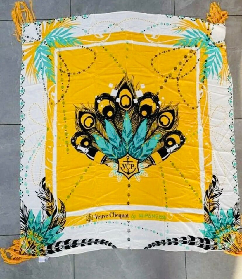 Veuve Clicquot Champagne HIPANEMA Scarf Rare Etsy
