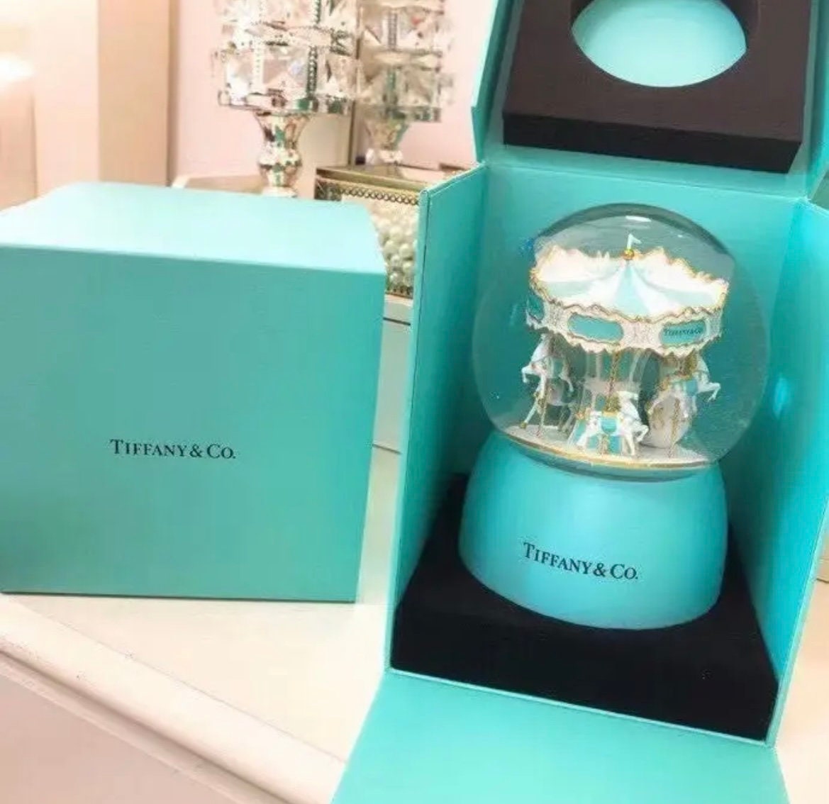 Tiffany & Co Carousel Snow Globe -  Australia