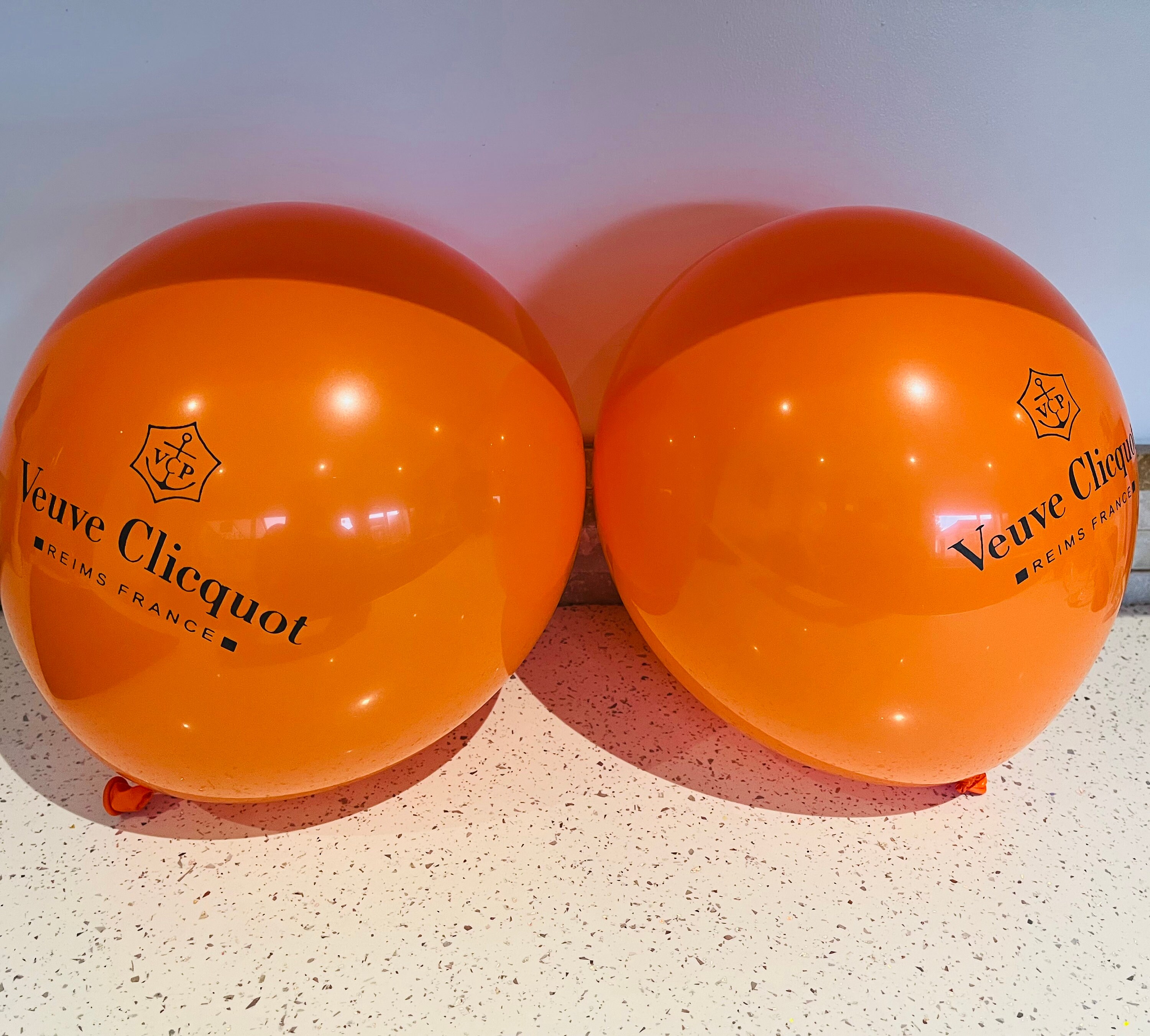 VEUVE CLICQUOT BALLOONS X10 Party Champagne Orange Yellow 