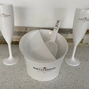 Moet Chandon Ice Imperial Acrylic Champagne Bucket and Scoop Brand New