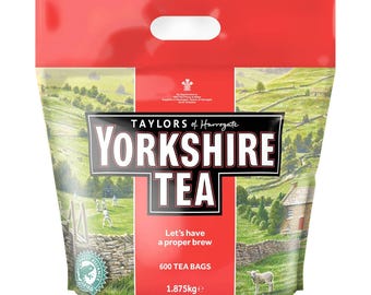 Taylors of Harrogate Chá Yorkshire de uma xícara, 600 sachês por pacote