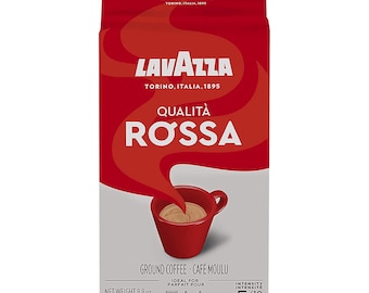 Lavazza Qualità Rossa Ground Coffee, Medium Roast Blend (20 x 8.8 oz)