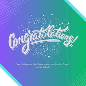 Félicitations carte Svg, félicitations SVG, confettis Svg, célébrer, carte de félicitations, félicitations carte imprimable couper fichiers pour Cricut Svg