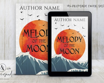 Premade Digital eBook Book Cover Design "Melody of the Moon" Literary Fiction Urban Fantasy YA Young New Adult Fiction