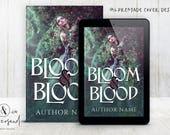 Premade Digital eBook Cover Fantasy Bloom & Blood Magical Dark Nature Goddess Ethereal Forest Aesthetic Romantasy Mythology Book Cover