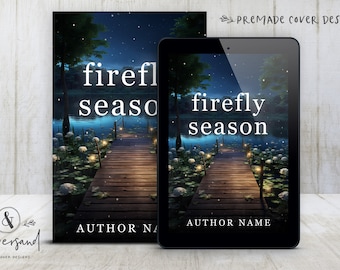 Premade Digital eBook Book Cover Design "Firefly Season" Literary Fiction Memoir Women's Lit Romance