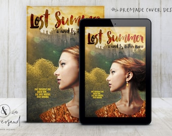 Premade Digital eBook Book Cover Design "Lost Summer" Contemporary Literary Fiction Young New Adult Thriller Suspense Romance