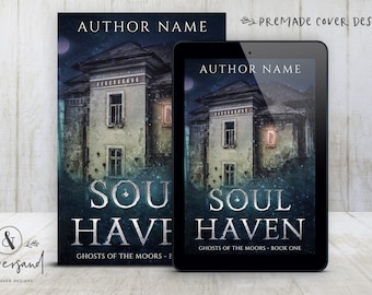 Premade Digital eBook Book Cover Design "SOUL HAVEN" Ghost Story Horror Fantasy Gothic Romance YA Young New Adult Fiction