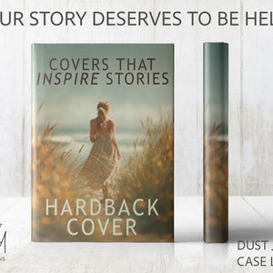 Full Wrap Hardback Dust Jacket Print Cover  - Any Trim Size  - Made to Order - Digital Download