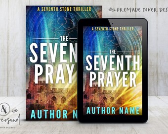 Vorgefertigtes digitales eBook Book Cover Design "The Seventh Prayer" Thriller Suspense Mystery New Adult Fiction