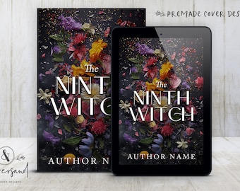 Premade Digital eBook Book Cover Design "The Ninth Witch" Magic Literary Romance Urban Fantasy YA Young New Adult Fiction