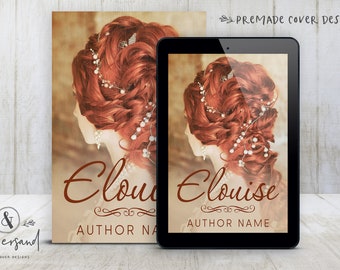 Premade Digital eBook Book Cover Design "Elouise" Contemporary Romance Young New Adult Historical Fiction