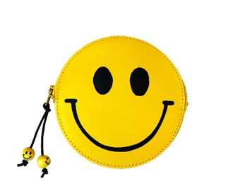 happy face purse