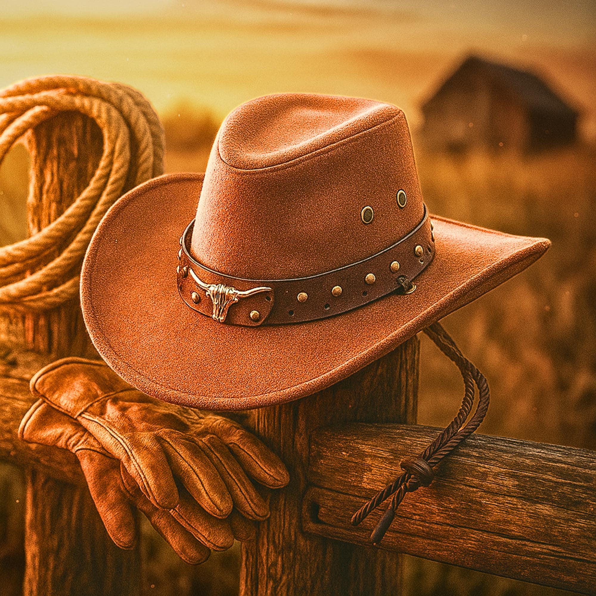 Vintage Western Suede Hat - Etsy