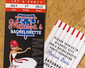 Baseball Ticket Invitations  - Any Team!