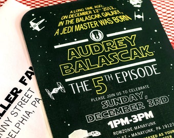 DIGITAL INVITATION: Star Wars Birthday