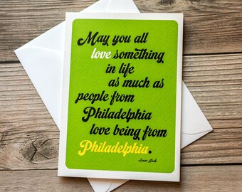 Philly Love Greeting Card - Valentines Day