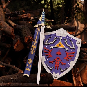 Zelda Master Sword with Sheath – Handmade Fantasy Collectible & Cosplay Prop