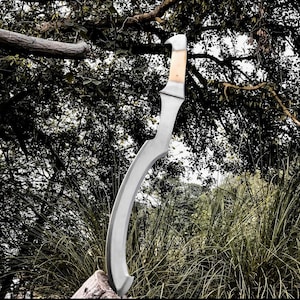 Handmade Egyptian Khopesh Sword, Forged 5160 High Carbon Steel Sword, Gift for him, Anniversary Gift, Groomsmen Gift, Gift For Dad
